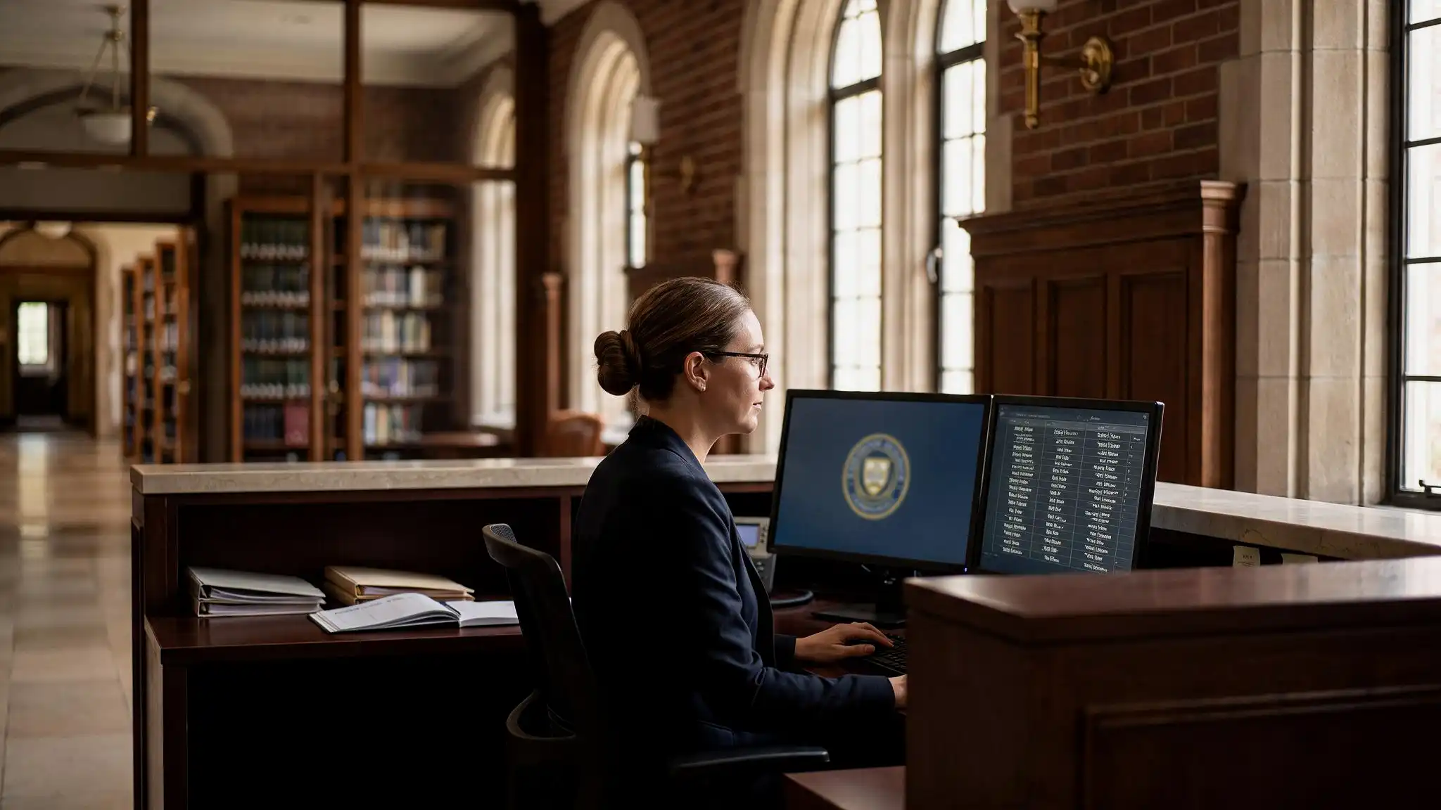 Educational institution answering service specialist