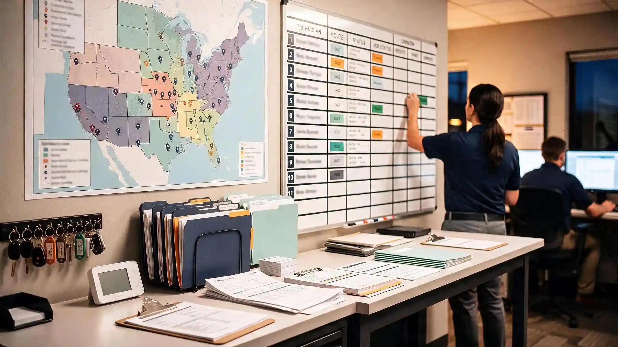 HVAC answering service dispatch workflow