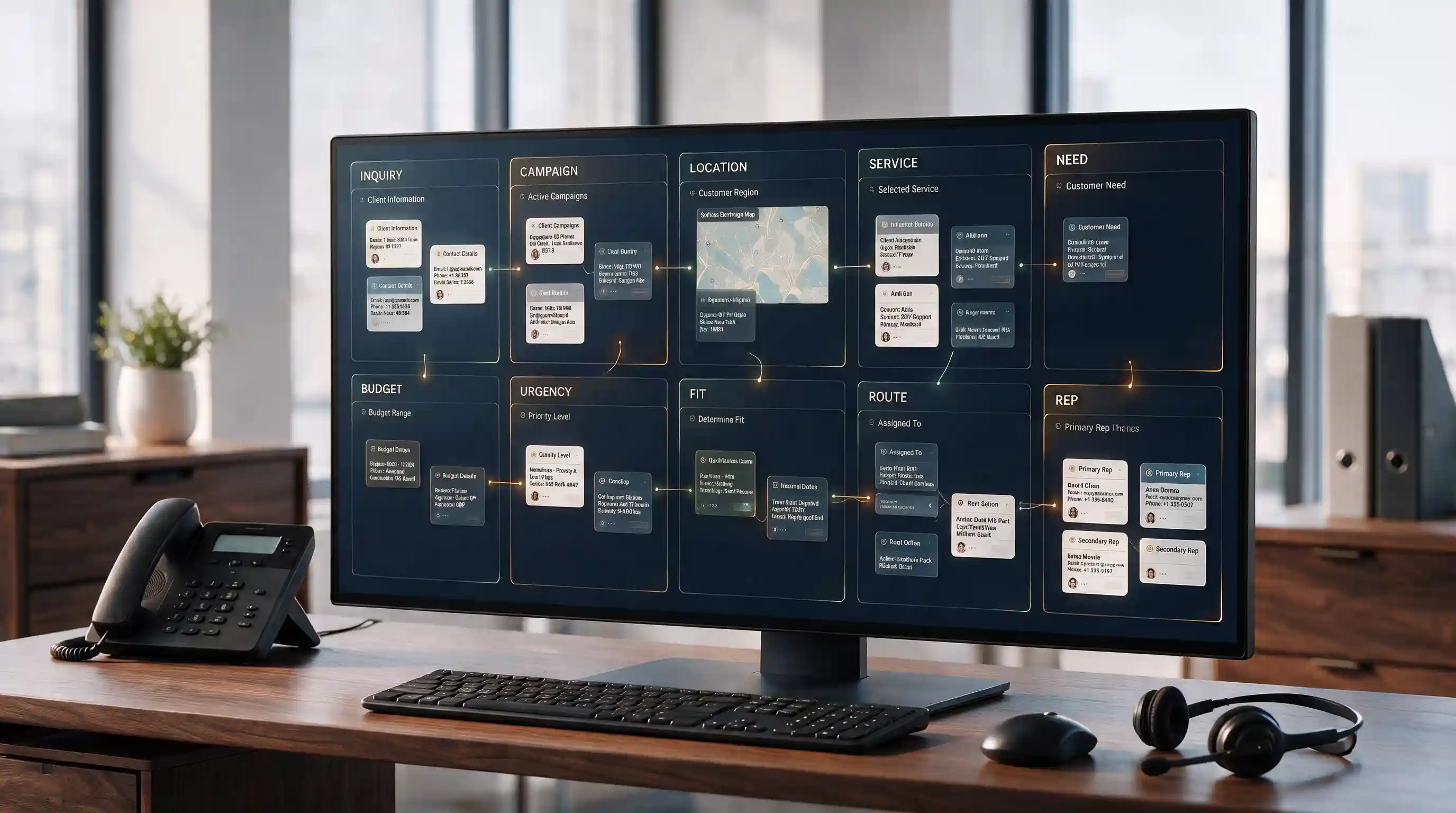 Lead generation screening workflow