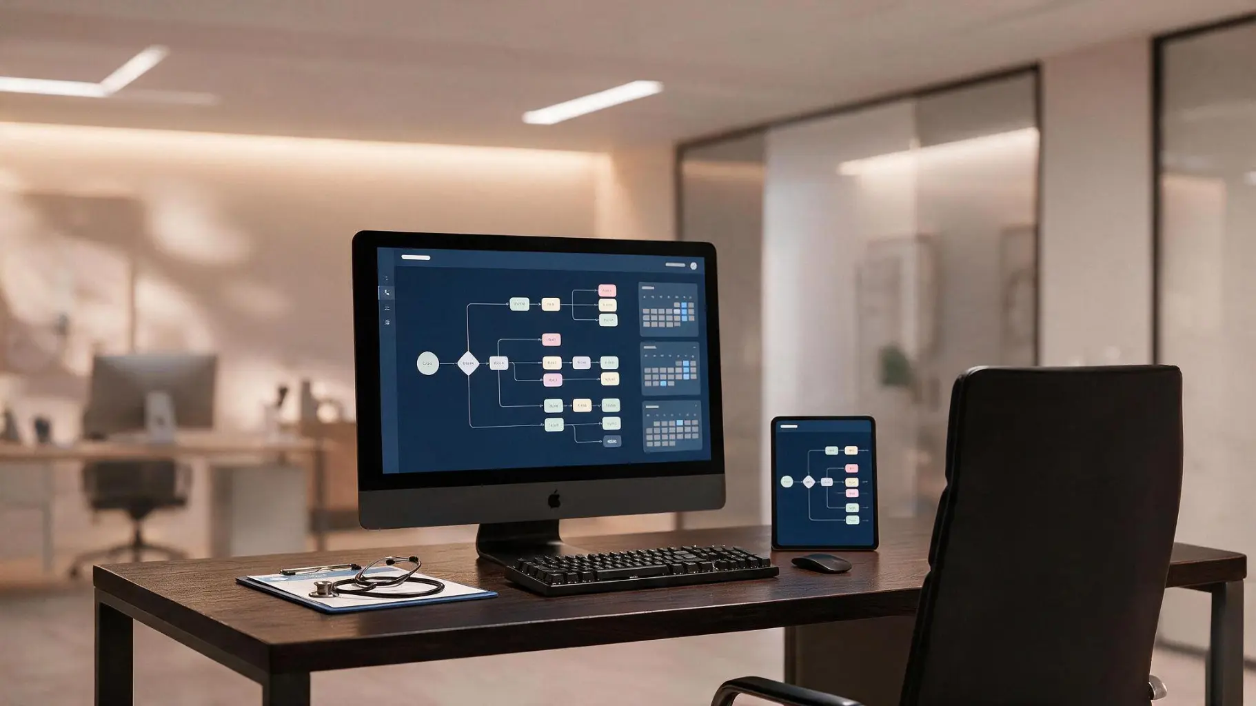 Customized medical answering service workflow