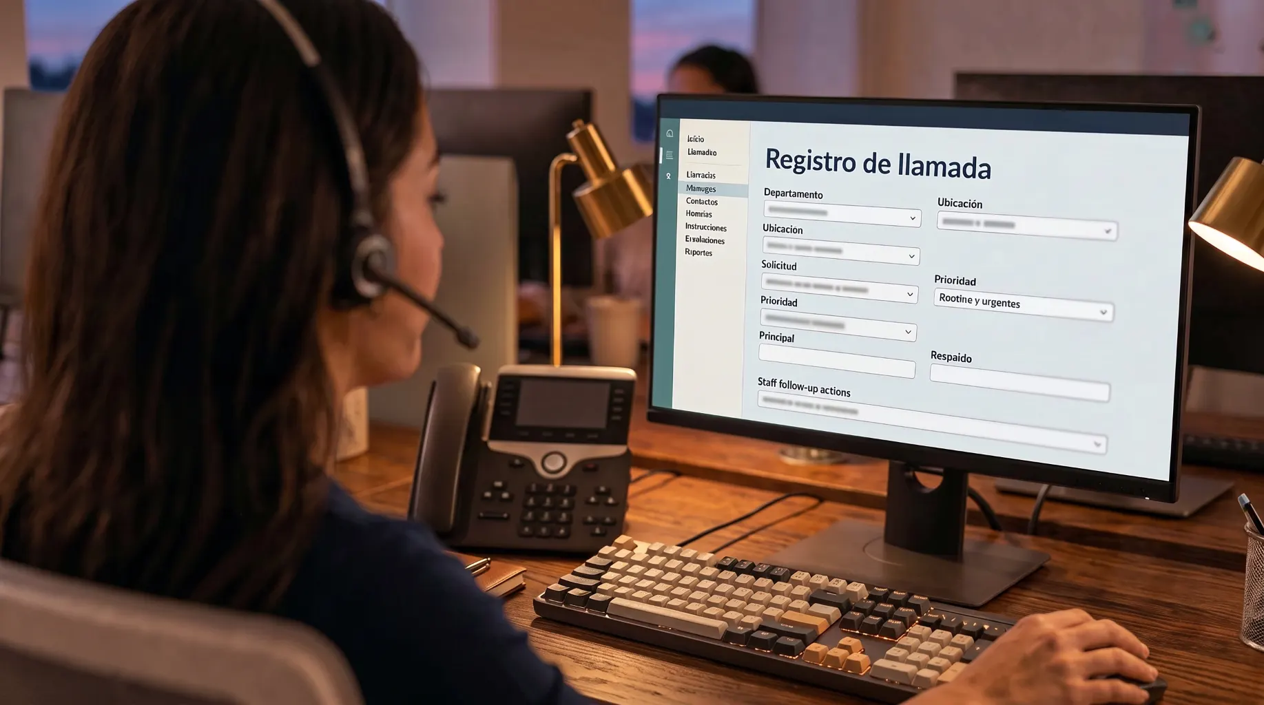 Bilingual answering service workflow