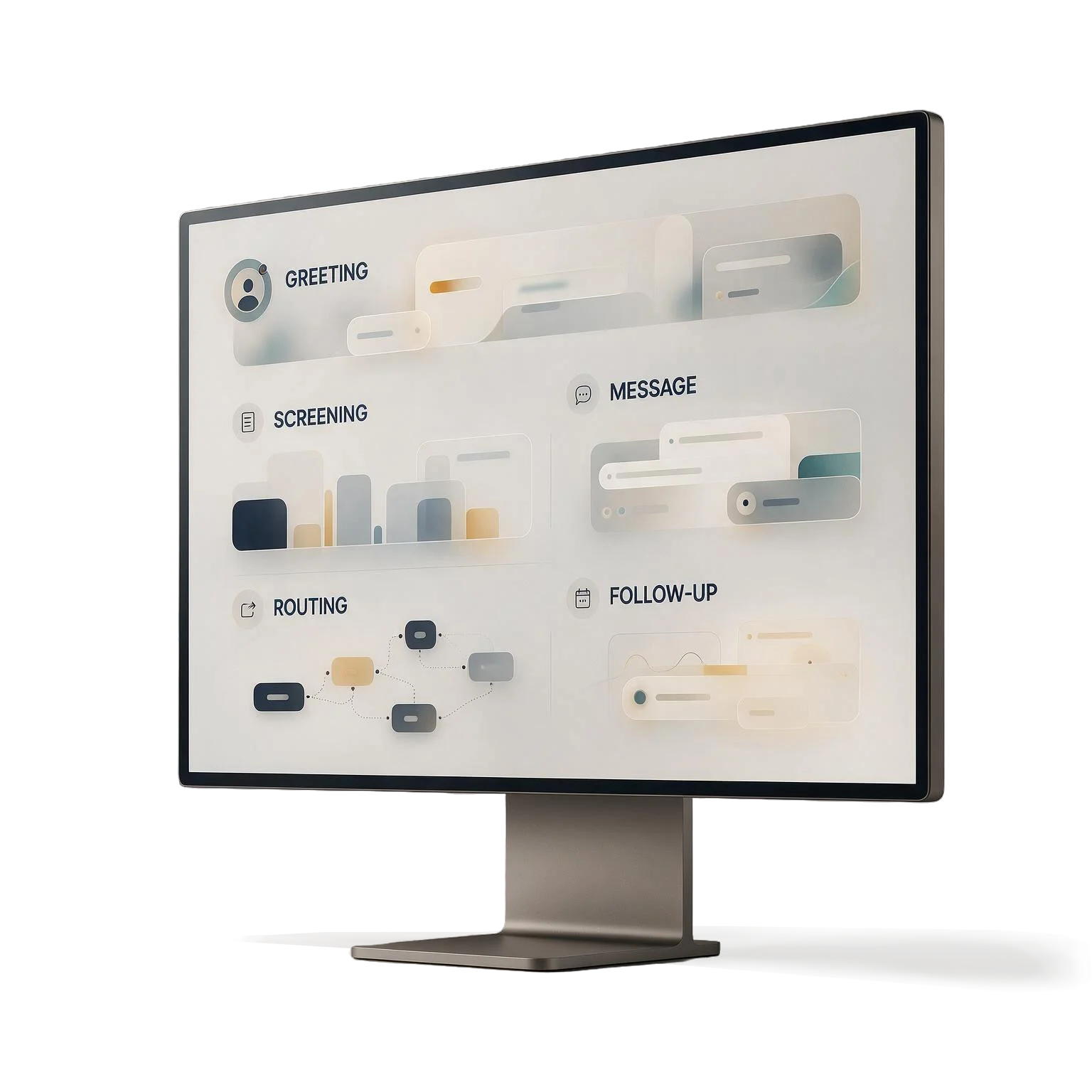 Virtual receptionist dashboard
